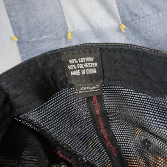 OSFA - Vintage Y2K ed Hardy Christian audigier embroider hat - Picture 6 of 6